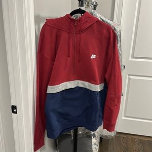 Nike men’s 3/4 zip up hoodie